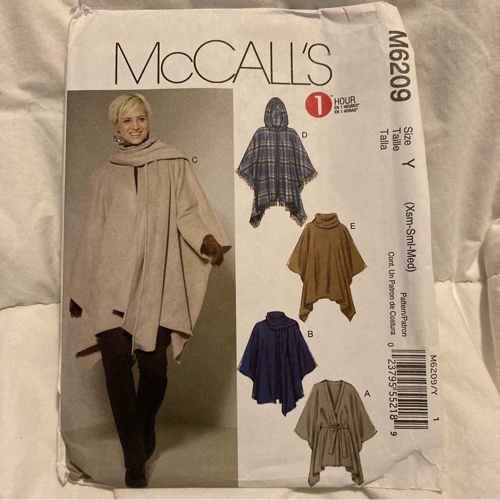 McCall’s Sewing Pattern 6209